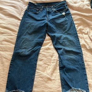 Levi’s 501 original cropped jeans size 30